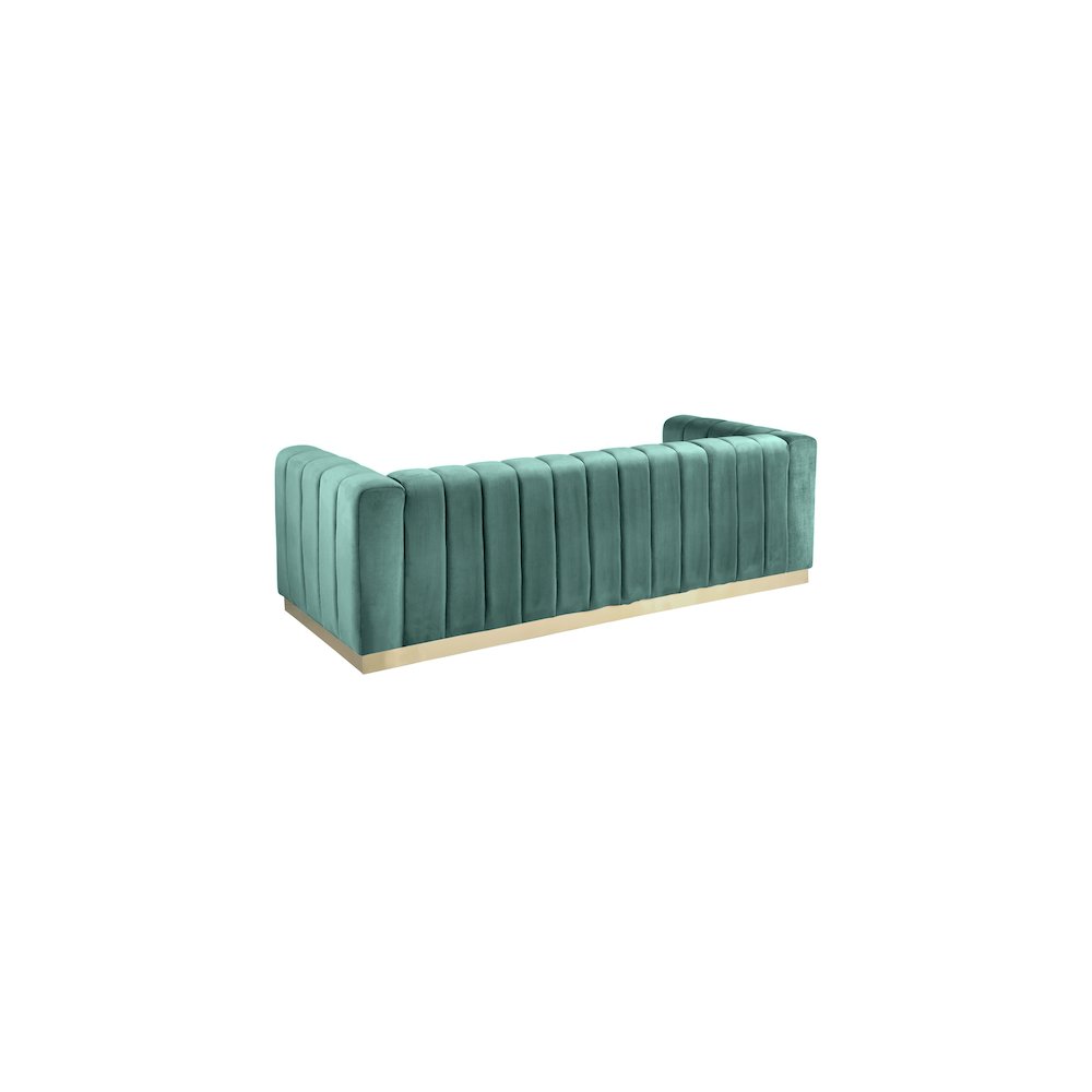 Marlon Mint Velvet Sofa. Picture 2