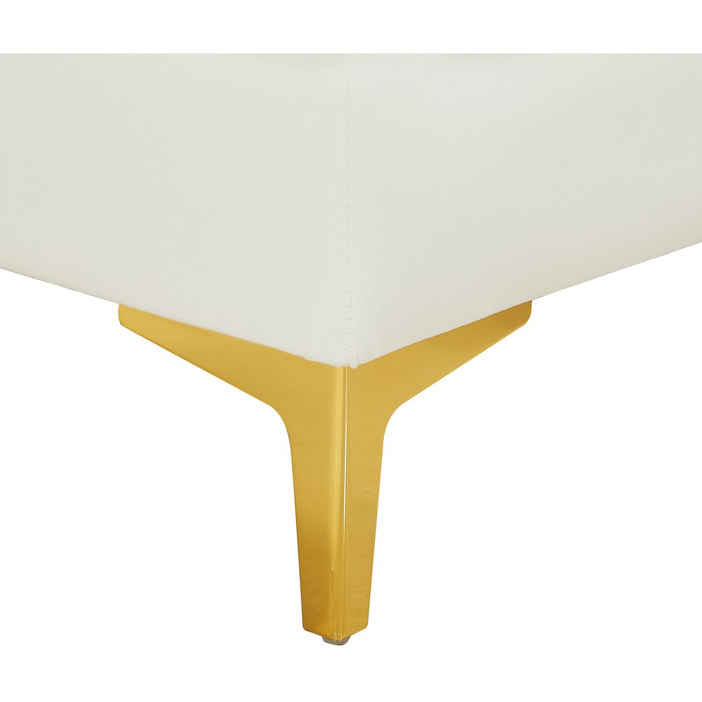 Alina Cream Velvet Modular Sectional. Picture 14