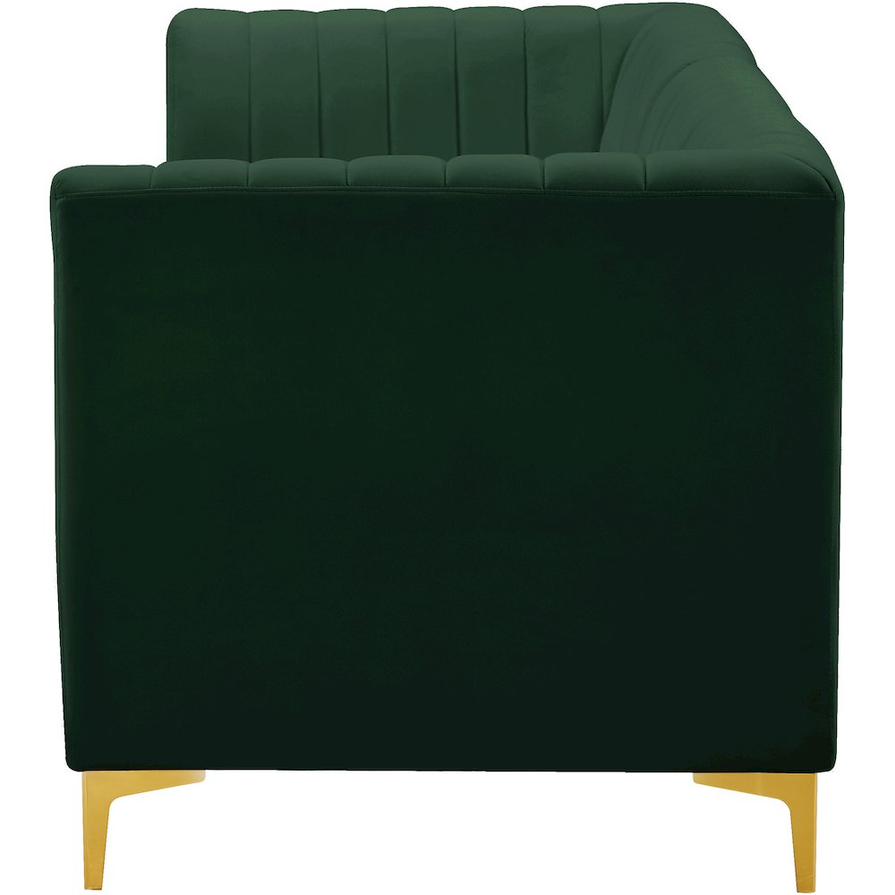 Alina Green Velvet Modular Sofa. Picture 7