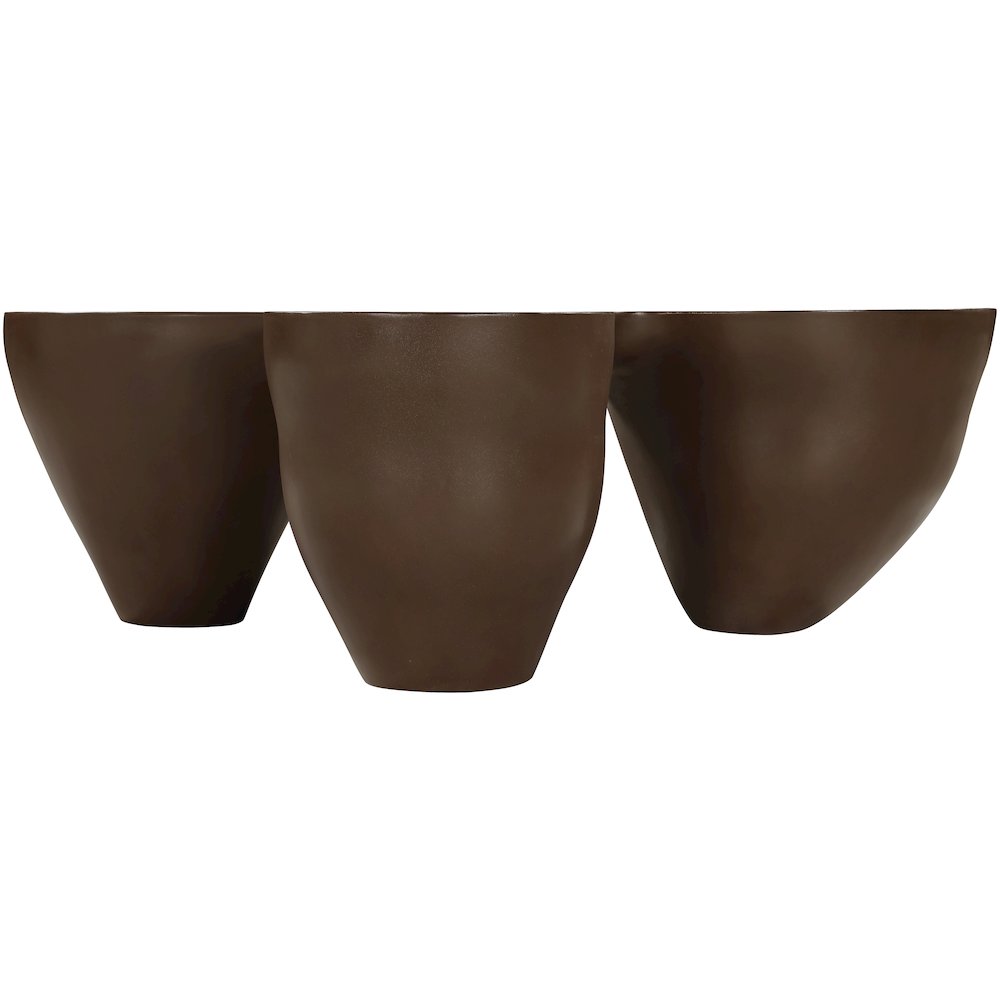 Fiore Brown Concrete Indoor/Outdoor Coffee Table. Picture 8