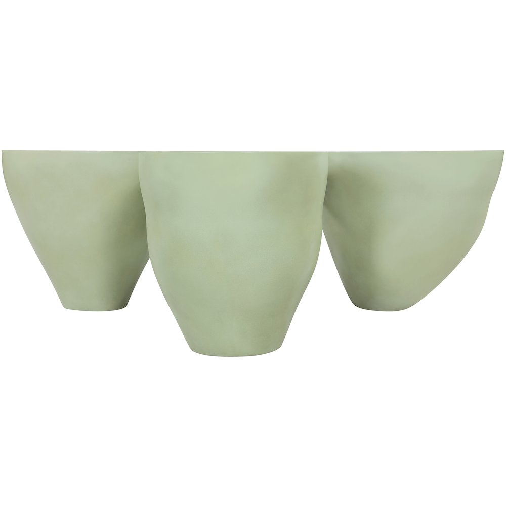 Fiore Green Concrete Indoor/Outdoor Coffee Table. Picture 8
