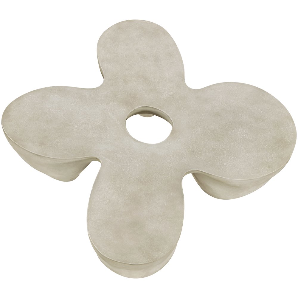 Fiore Beige Concrete Indoor/Outdoor Coffee Table. Picture 4