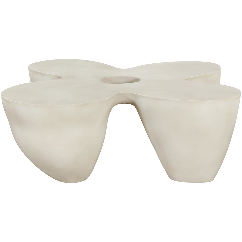 Fiore Taupe Concrete Indoor/Outdoor Coffee Table. Picture 3