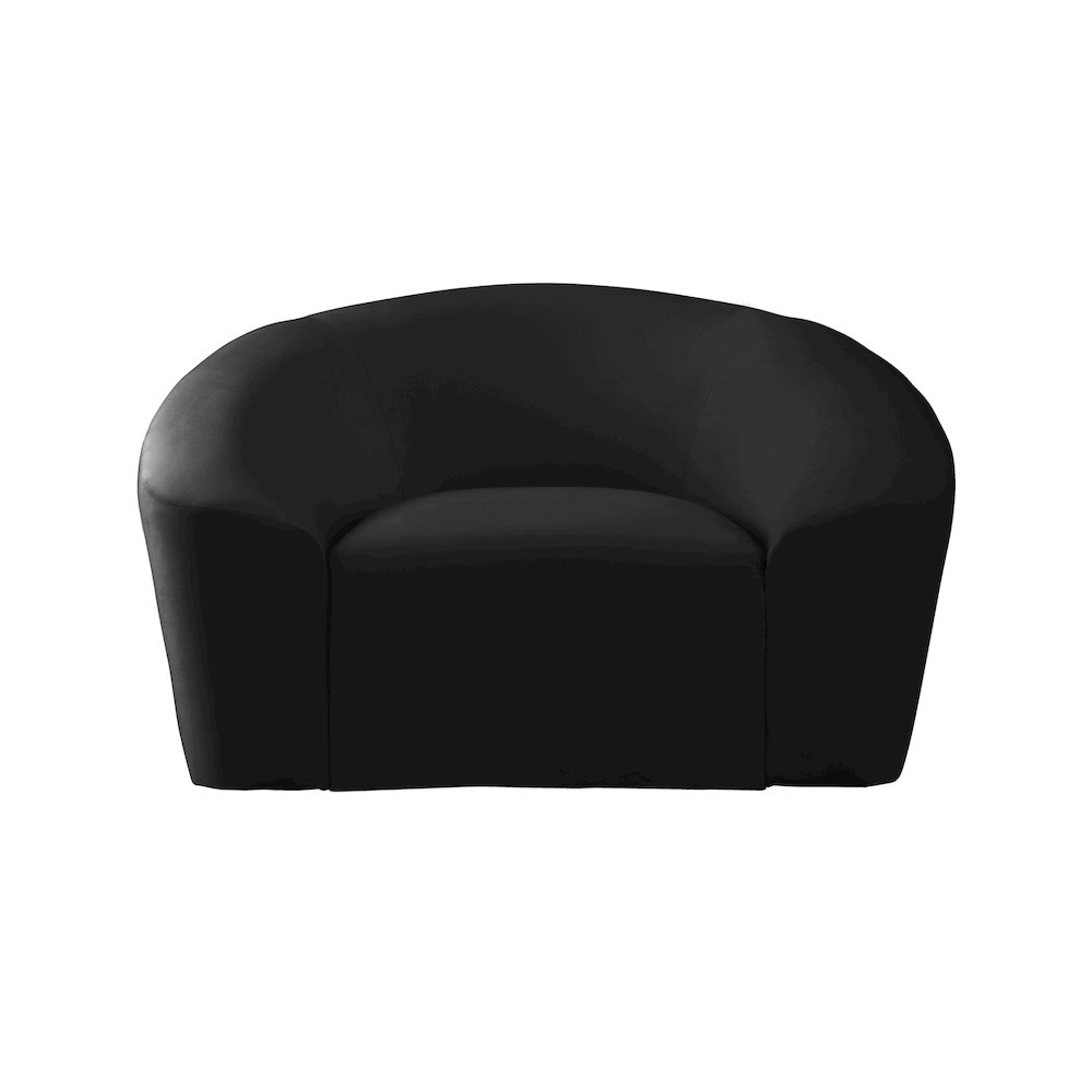 Riley Black Velvet Chair. Picture 4