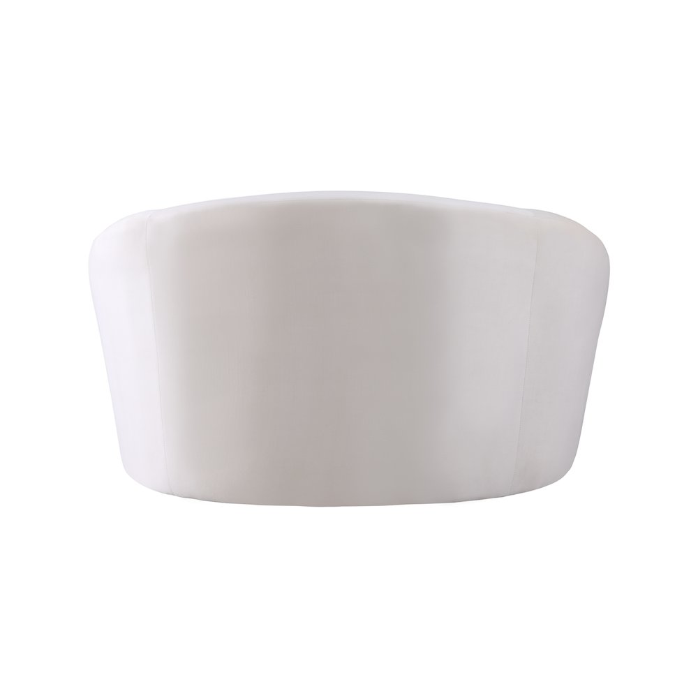 Riley Cream Velvet Chair. Picture 2
