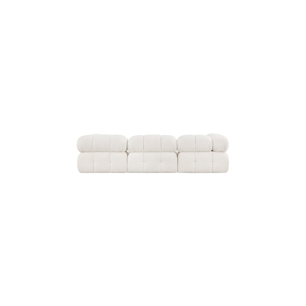 Ames Cream Boucle Fabric Modular Sofa. Picture 2