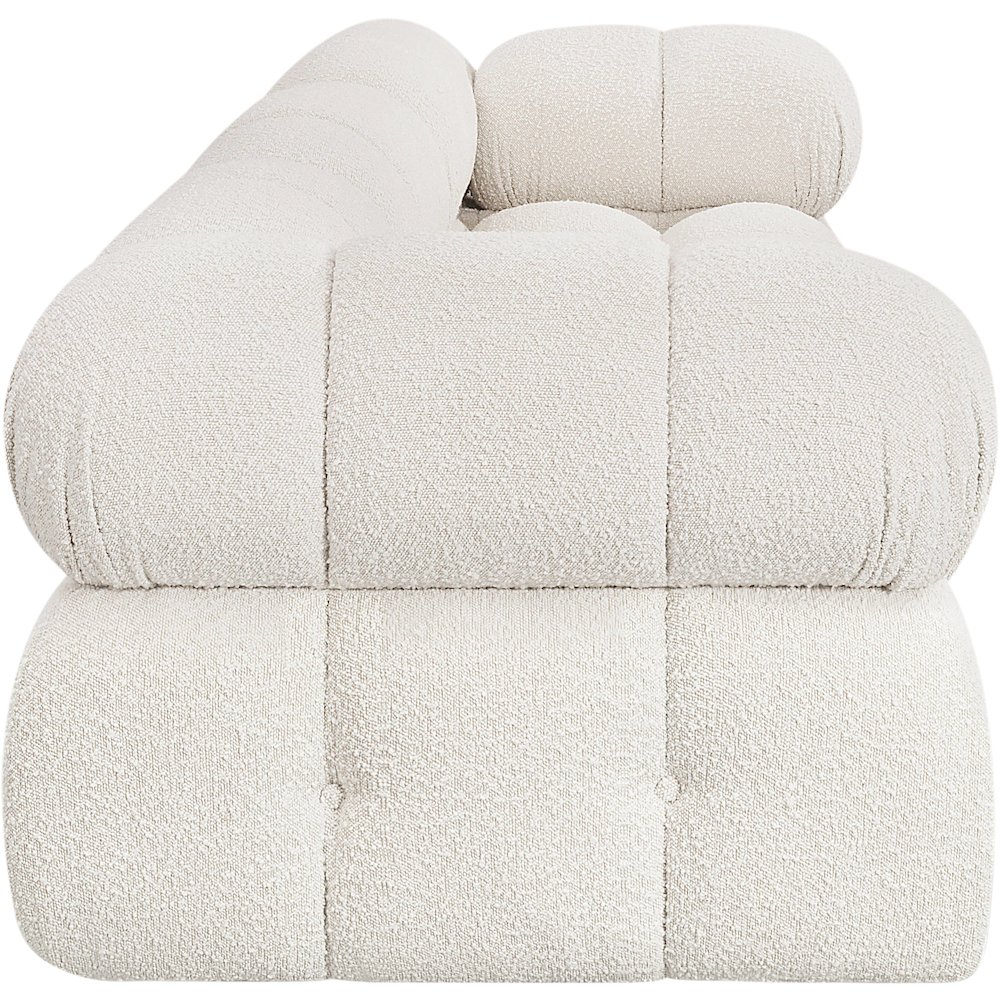 Ames Cream Boucle Fabric Modular Sofa. Picture 6