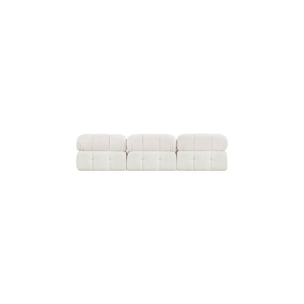 Ames Cream Boucle Fabric Modular Sofa. Picture 2