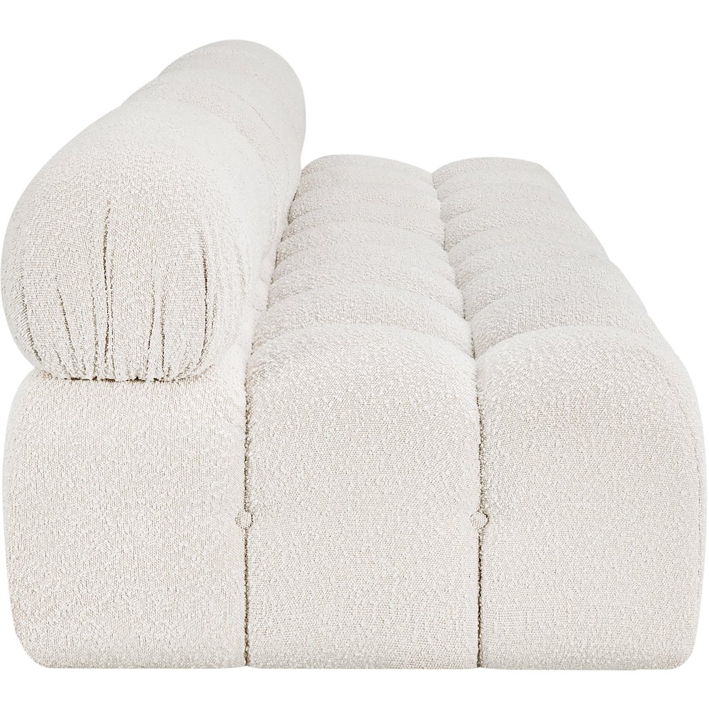 Ames Cream Boucle Fabric Modular Sofa. Picture 6