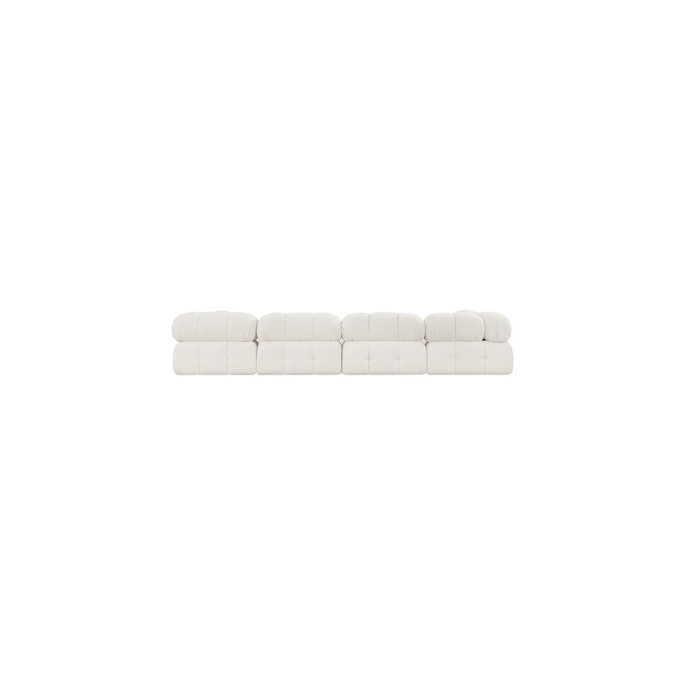Ames Cream Boucle Fabric Modular Sofa. Picture 2