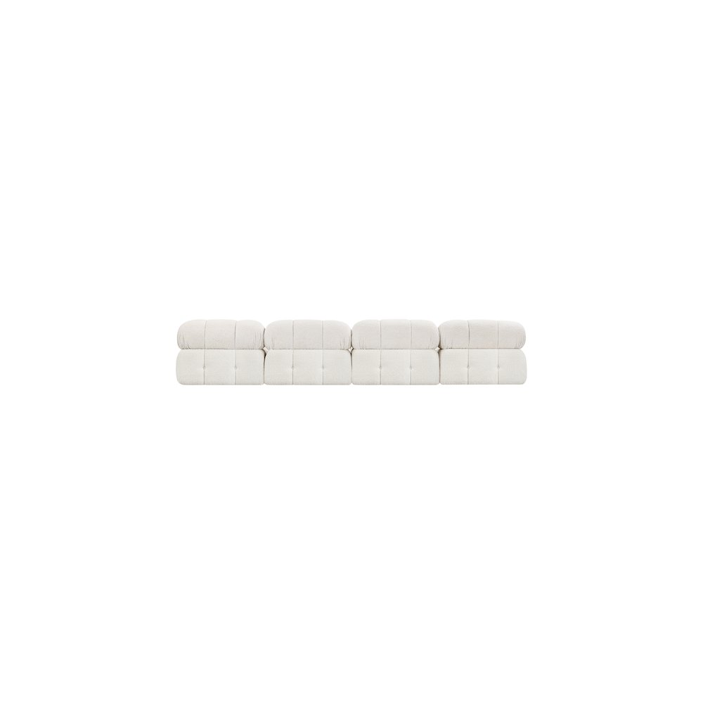 Ames Cream Boucle Fabric Modular Sofa. Picture 2