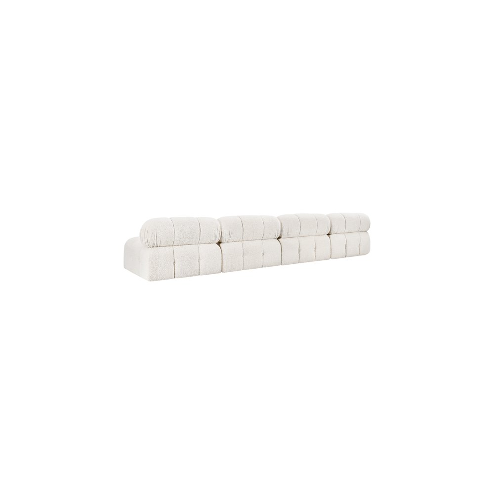 Ames Cream Boucle Fabric Modular Sofa. Picture 5