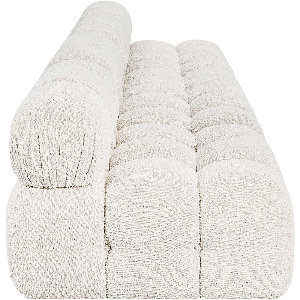 Ames Cream Boucle Fabric Modular Sofa. Picture 6