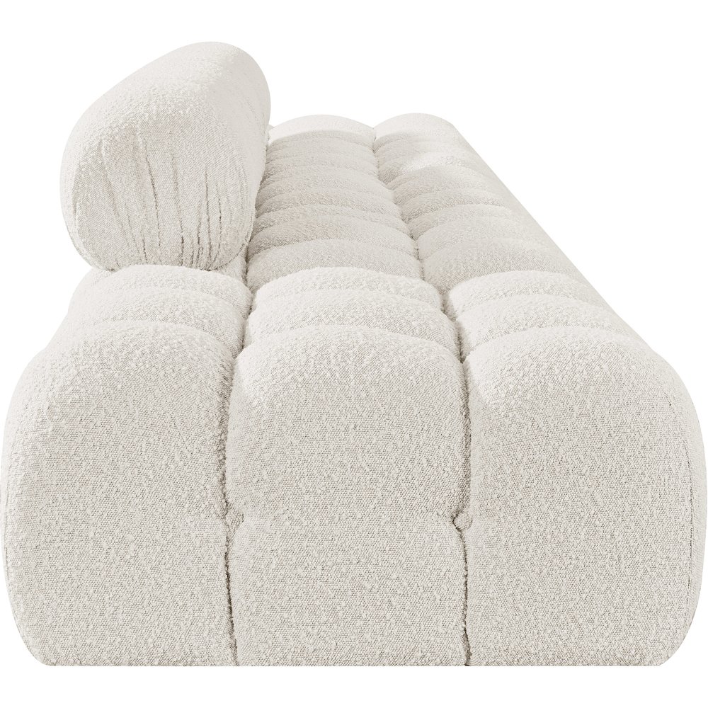 Ames 170" Cream Boucle Fabric Upholstered 5pc. Modular Sofa. Picture 3