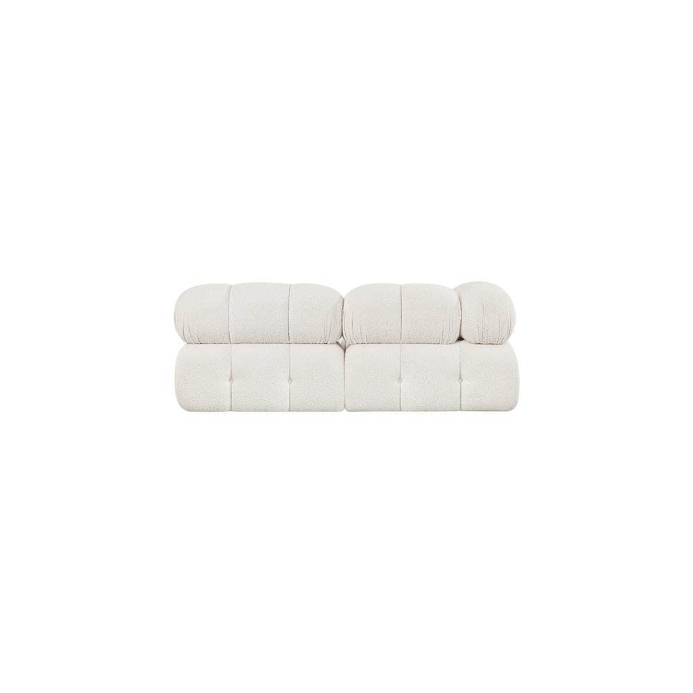 Ames Cream Boucle Fabric Modular Sofa. Picture 2