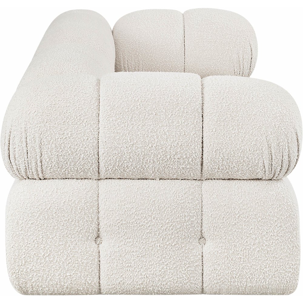 Ames Cream Boucle Fabric Modular Sofa. Picture 6