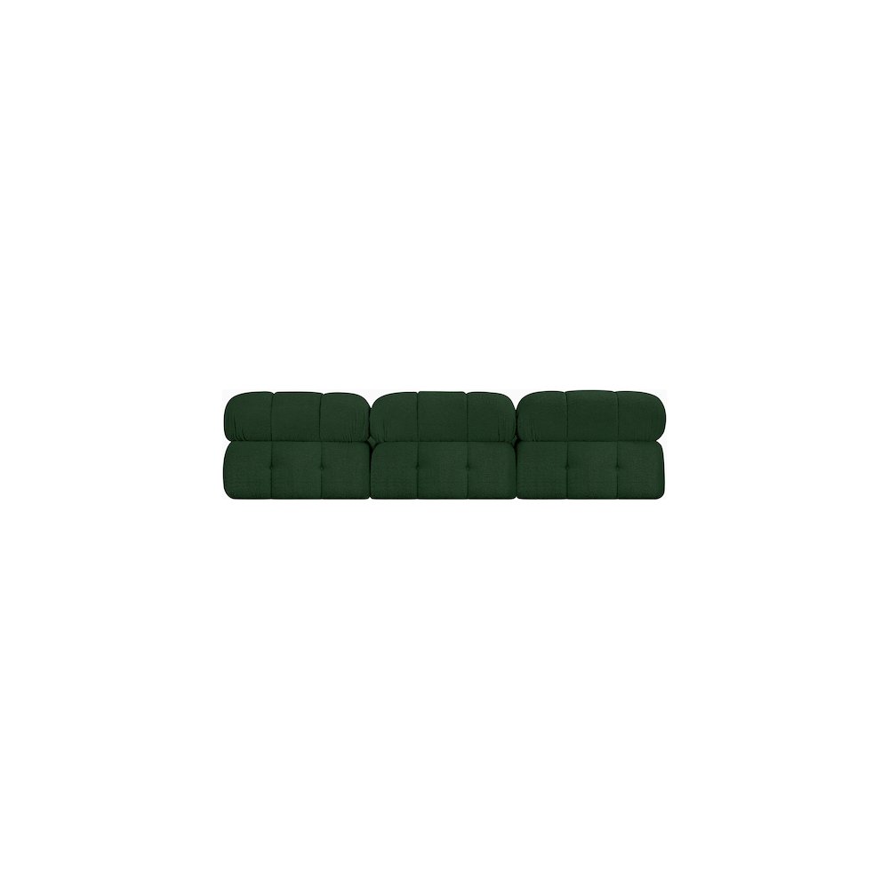 Ames Green Boucle Fabric Modular Sofa. Picture 2