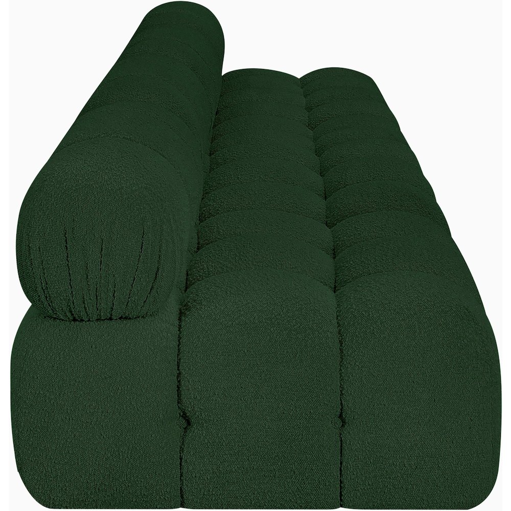 Ames Green Boucle Fabric Modular Sofa. Picture 6
