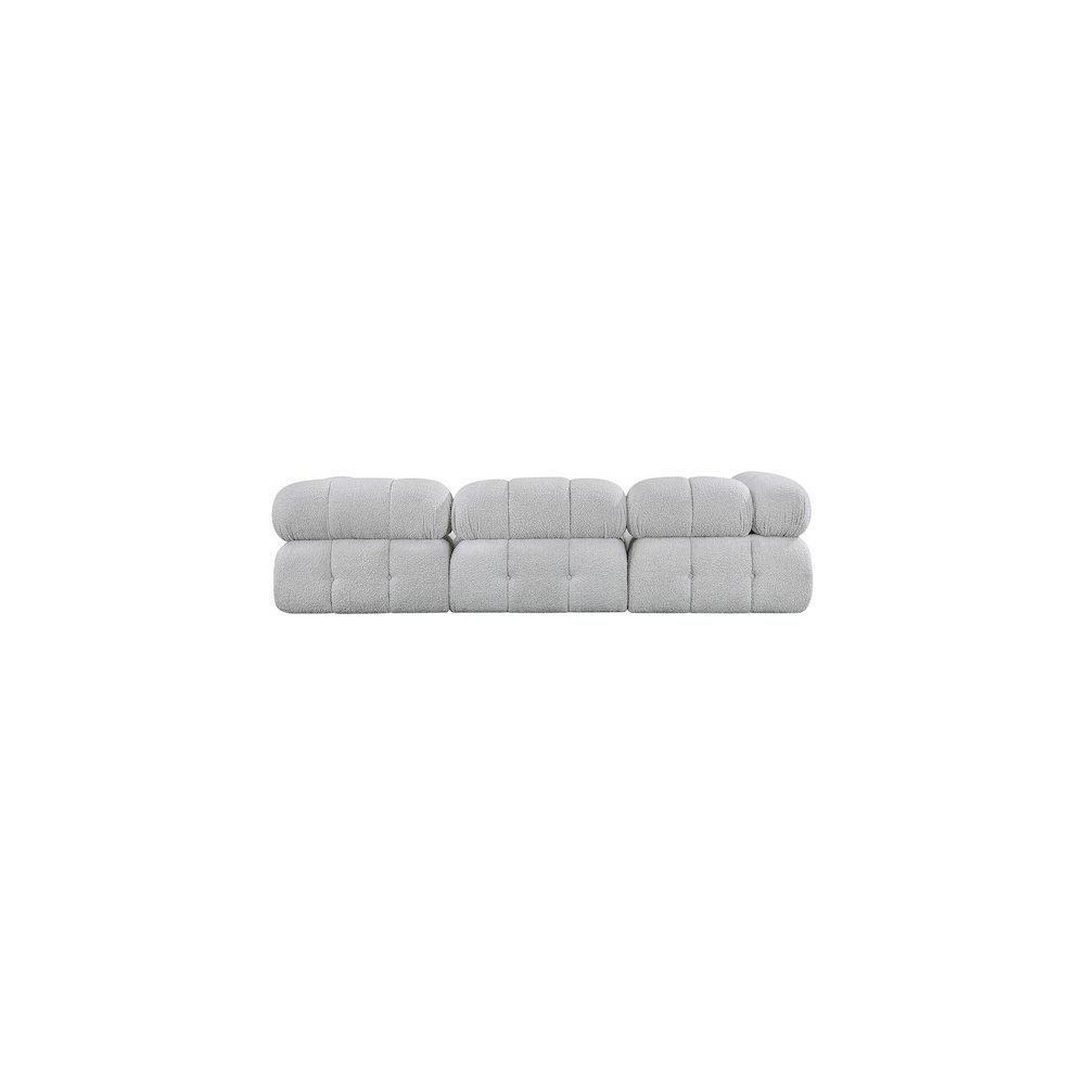 Ames Grey Boucle Fabric Modular Sofa. Picture 2