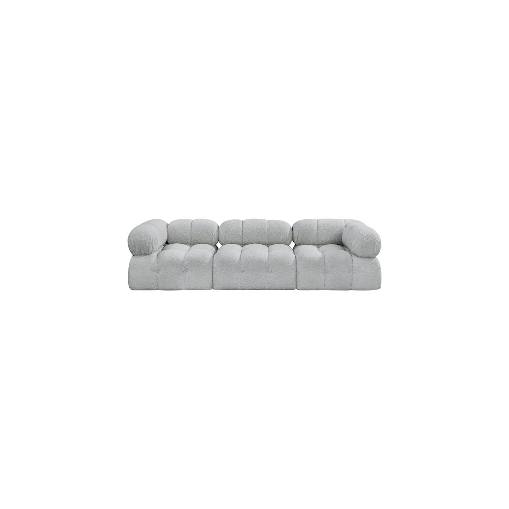 Ames Grey Boucle Fabric Modular Sofa. Picture 3