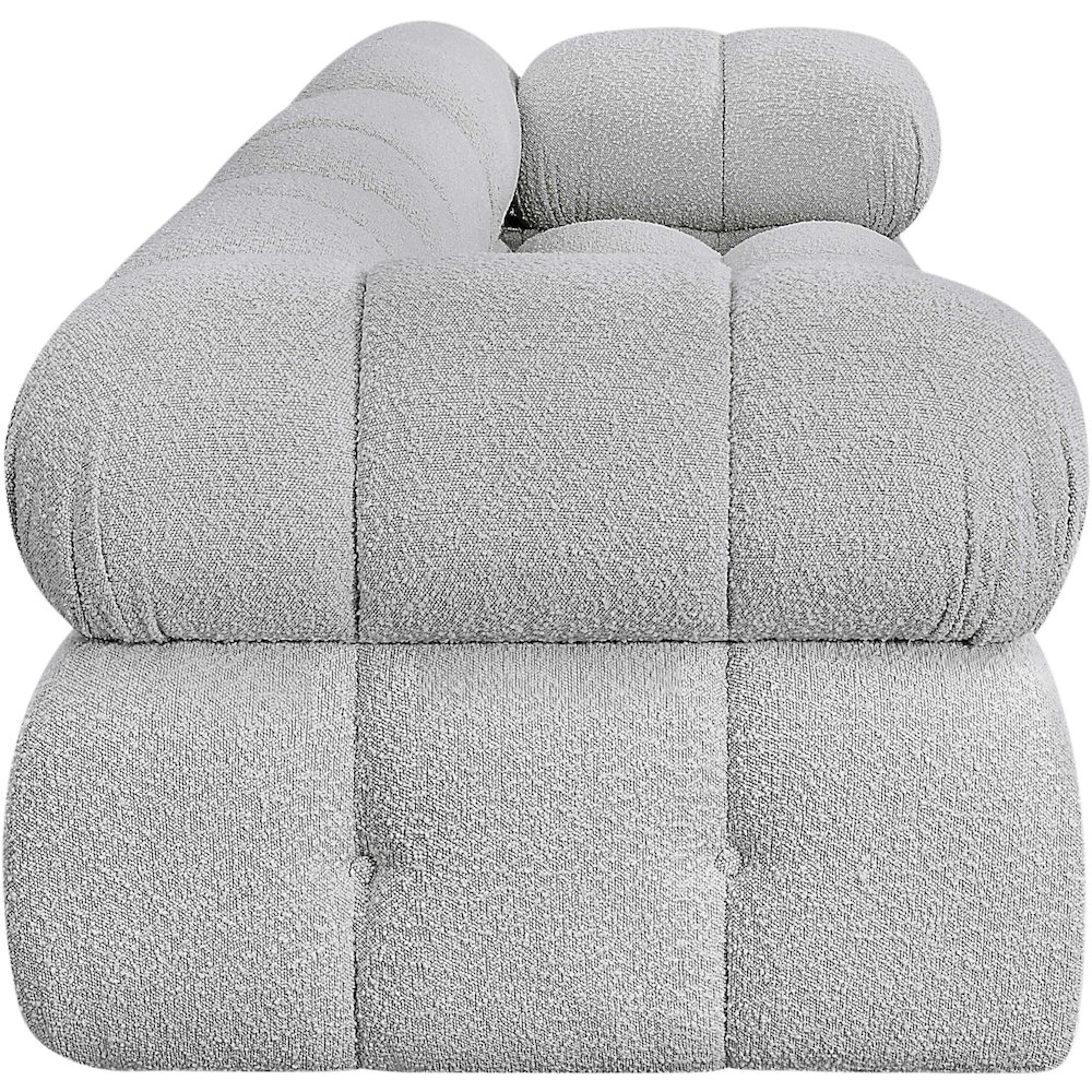 Ames Grey Boucle Fabric Modular Sofa. Picture 6