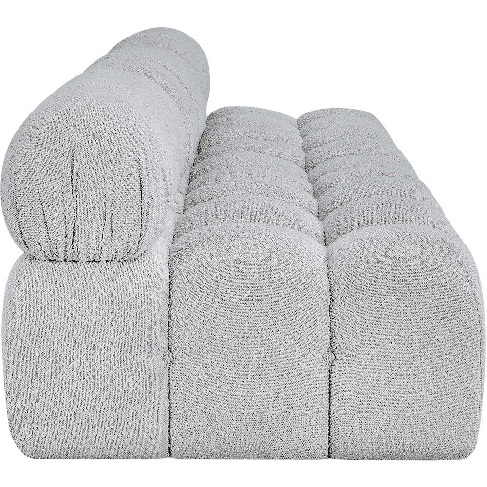 Ames Grey Boucle Fabric Modular Sofa. Picture 6
