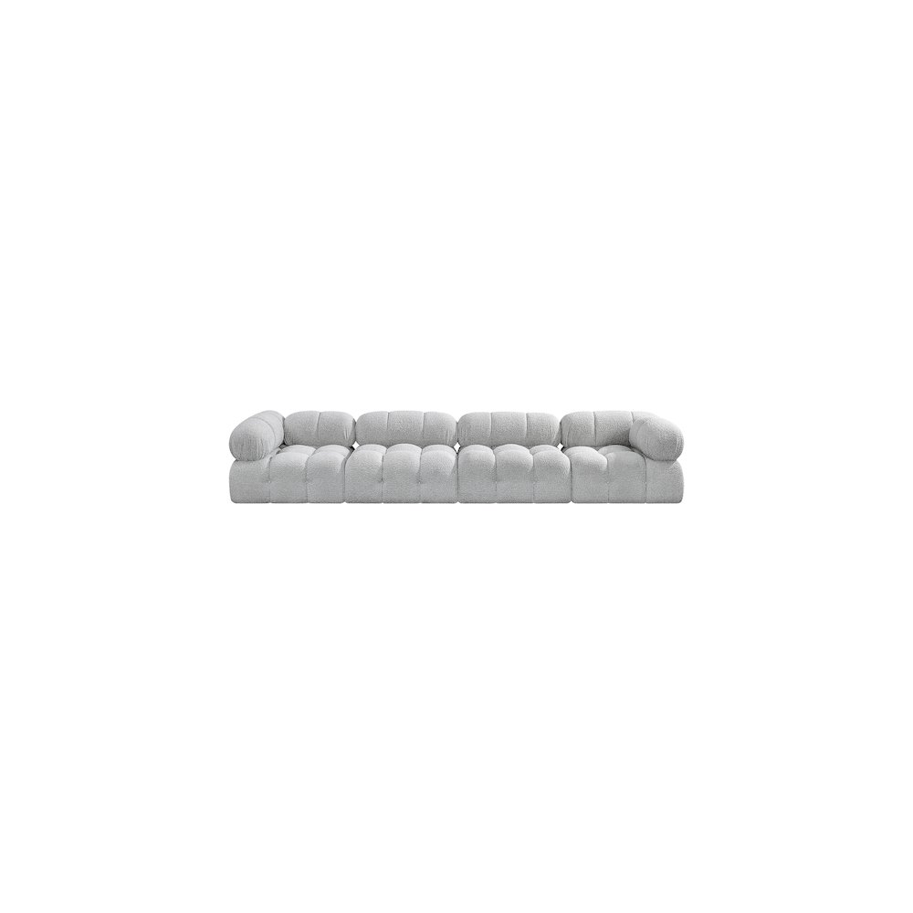 Ames Grey Boucle Fabric Modular Sofa. Picture 3
