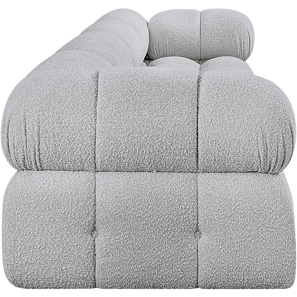 Ames Grey Boucle Fabric Modular Sofa. Picture 6