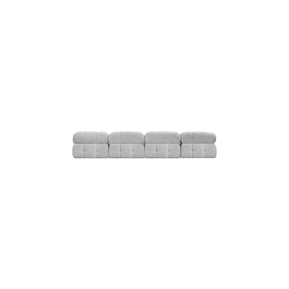 Ames Grey Boucle Fabric Modular Sofa. Picture 2