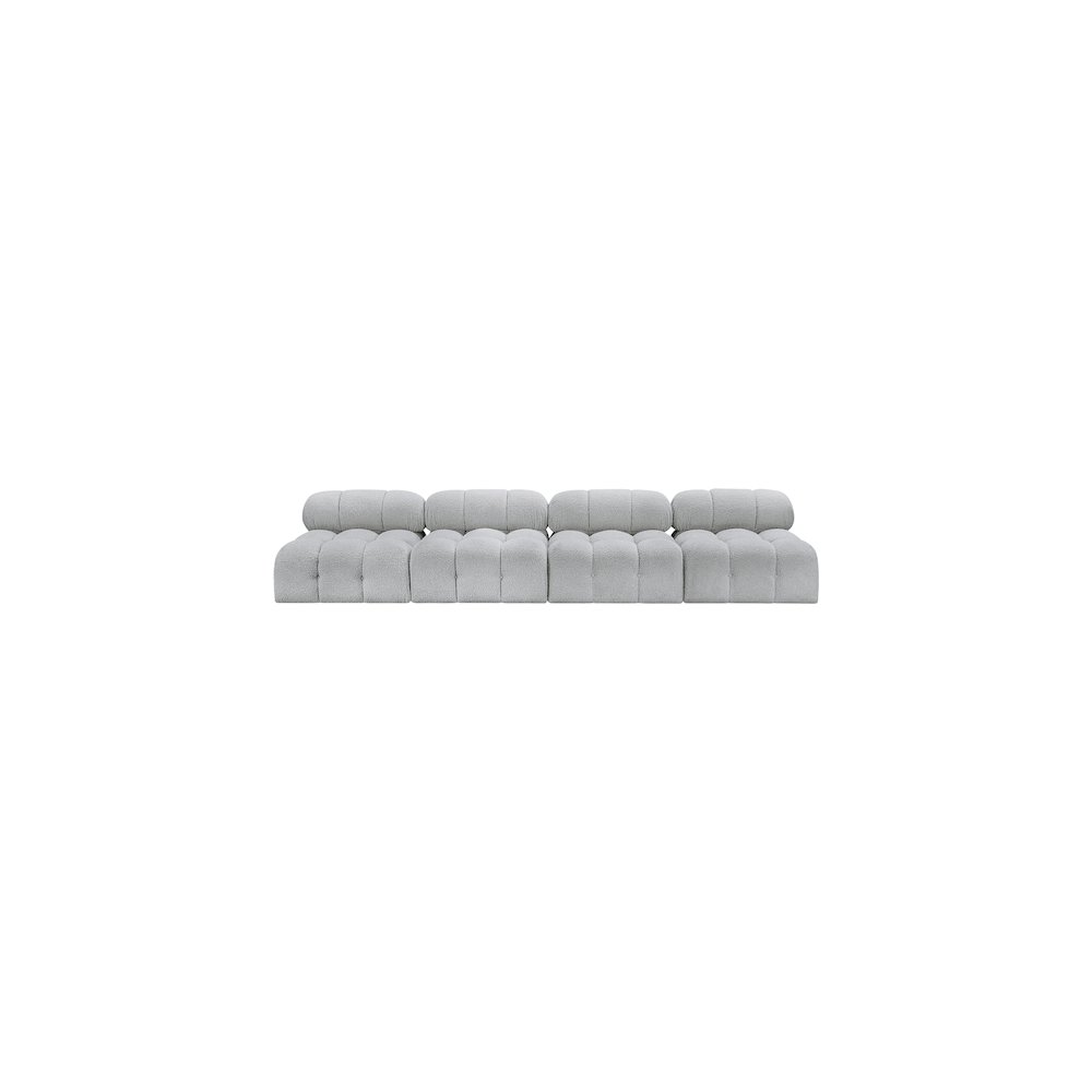 Ames Grey Boucle Fabric Modular Sofa. Picture 3