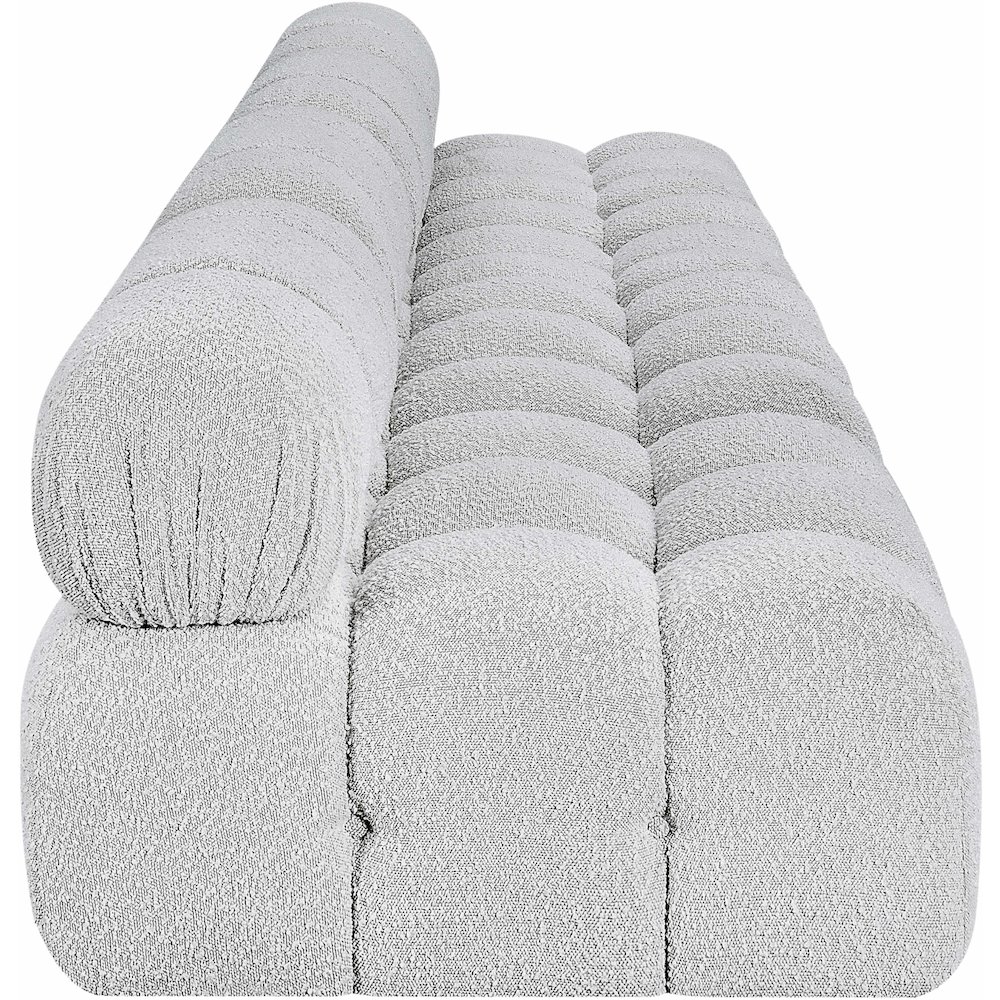 Ames Grey Boucle Fabric Modular Sofa. Picture 6