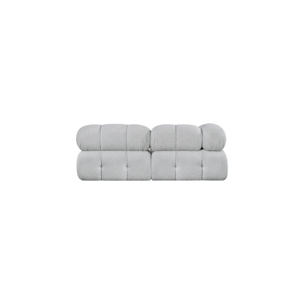Ames Grey Boucle Fabric Modular Sofa. Picture 2
