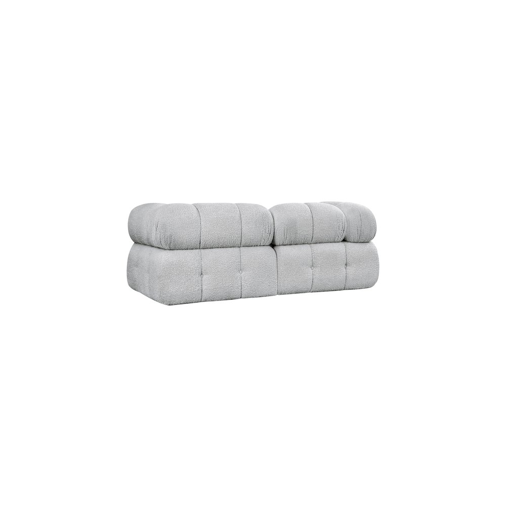 Ames Grey Boucle Fabric Modular Sofa. Picture 5