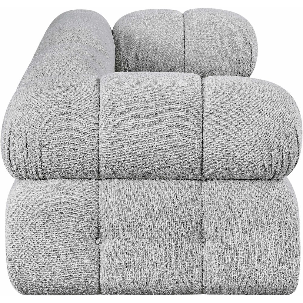 Ames Grey Boucle Fabric Modular Sofa. Picture 6