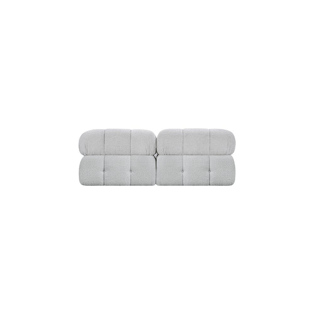 Ames Grey Boucle Fabric Modular Sofa. Picture 2