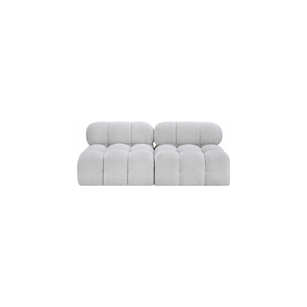 Ames Grey Boucle Fabric Modular Sofa. Picture 3