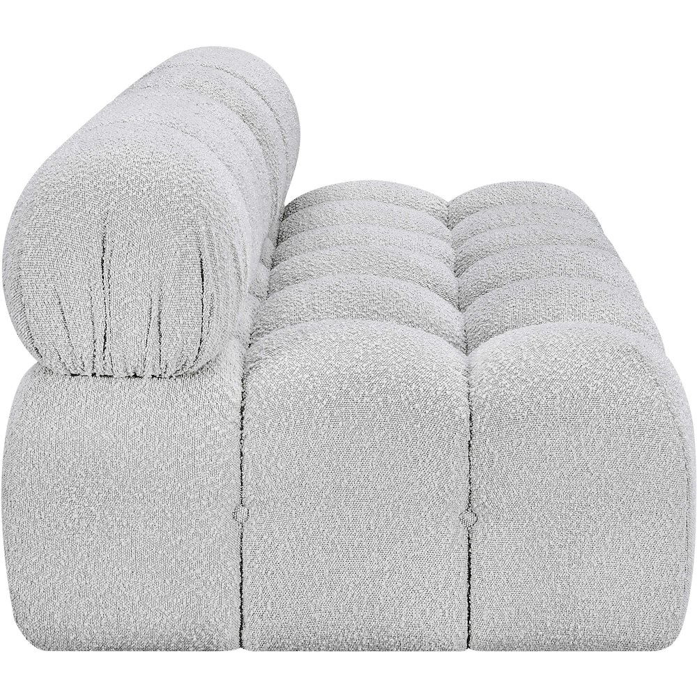 Ames Grey Boucle Fabric Modular Sofa. Picture 6