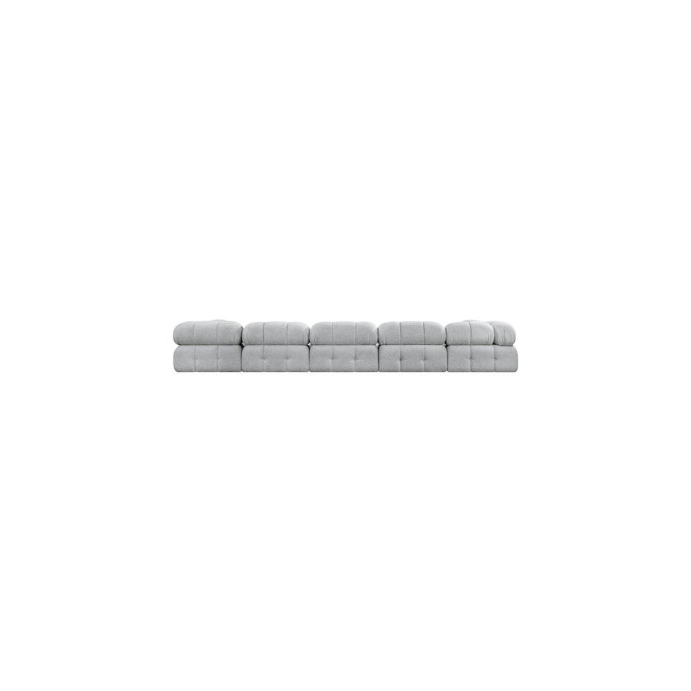 Ames Grey Boucle Fabric Modular Sectional. Picture 2