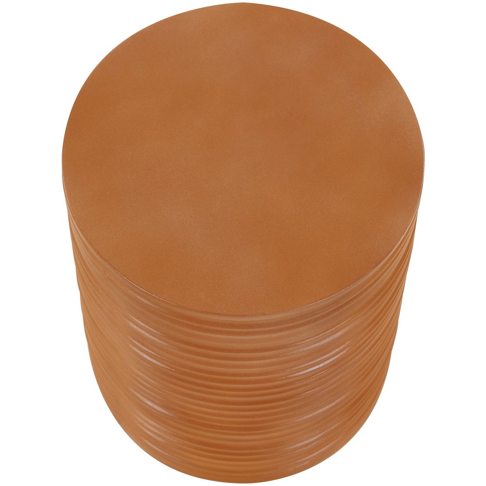Nobi Terracotta Concrete Indoor/Outdoor End Table. Picture 7