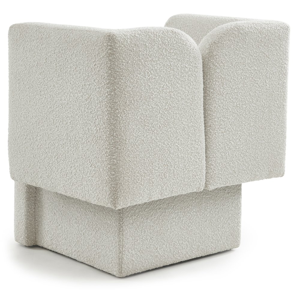 Marcel Cream Boucle Fabric Chair. Picture 3