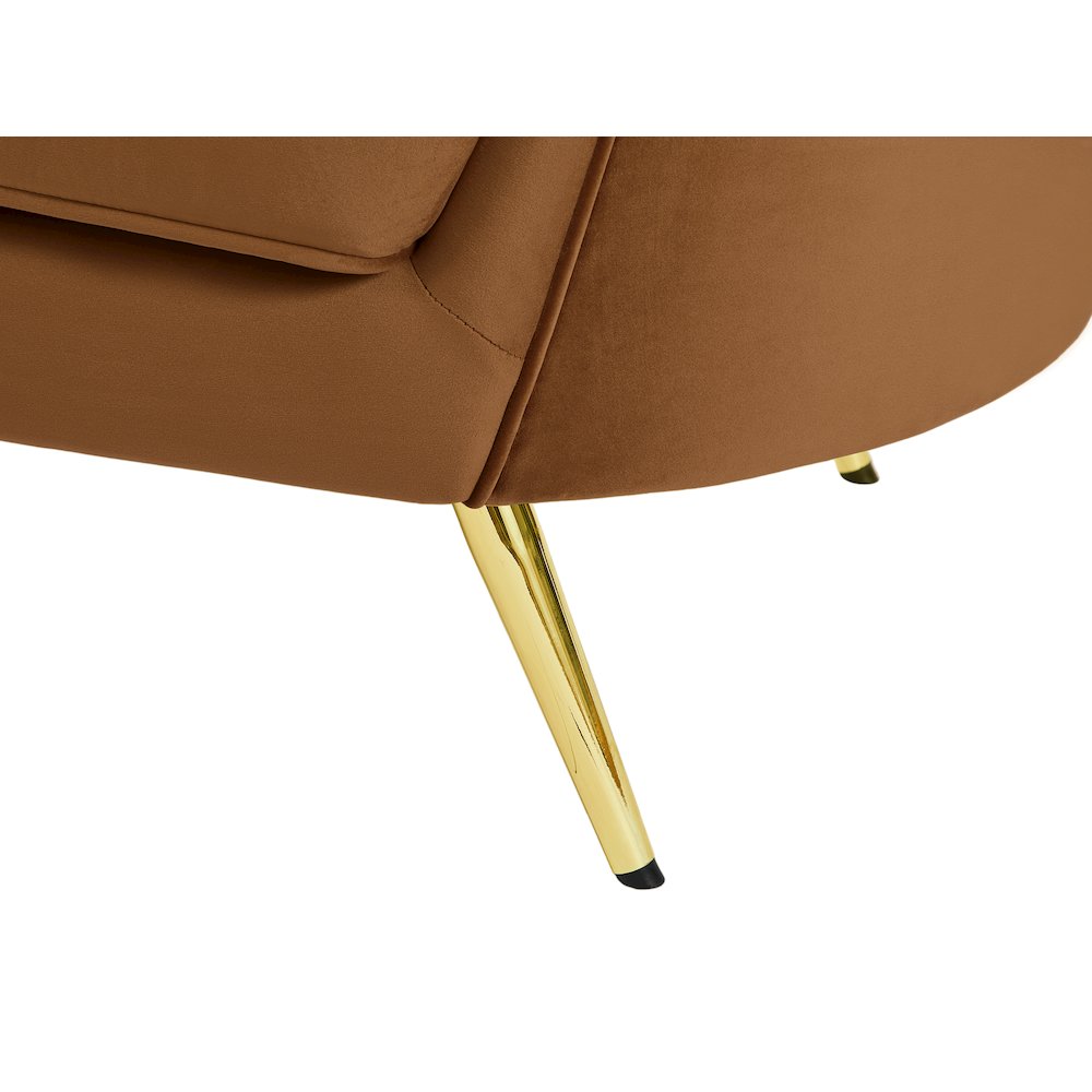 Margo Saddle Velvet Sofa. Picture 10