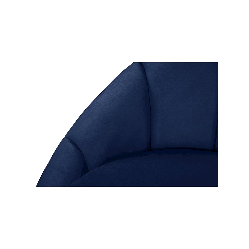 Shelly Navy Velvet Chair. Picture 5