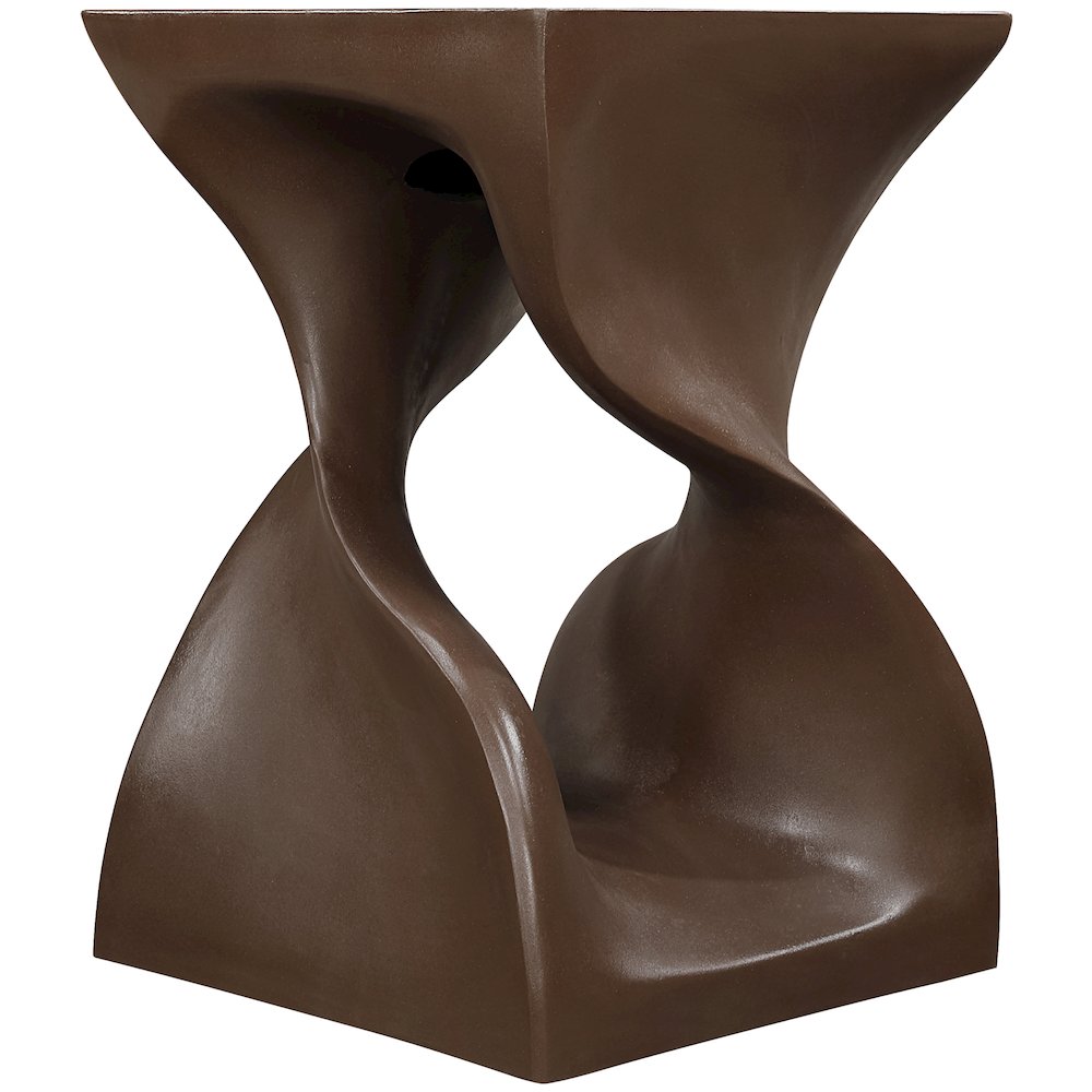 Jula Brown Concrete Indoor/Outdoor End Table. Picture 8