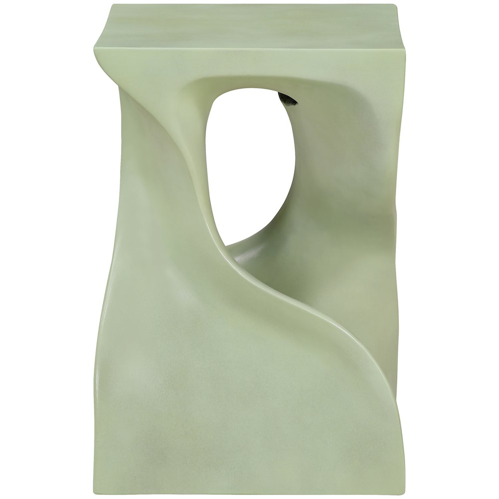 Jula Green Concrete Indoor/Outdoor End Table. Picture 2