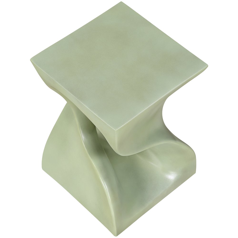 Jula Green Concrete Indoor/Outdoor End Table. Picture 4