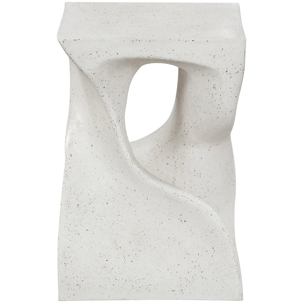 Jula Terrazzo Concrete Indoor/Outdoor End Table. Picture 2