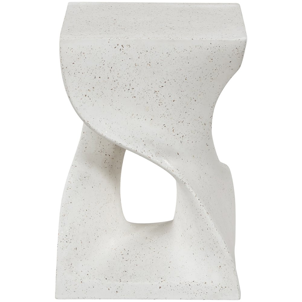Jula Terrazzo Concrete Indoor/Outdoor End Table. Picture 3
