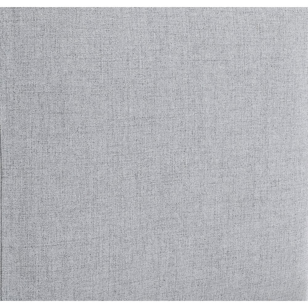 Cube Grey Durable Linen Textured Corner Chair. Picture 5