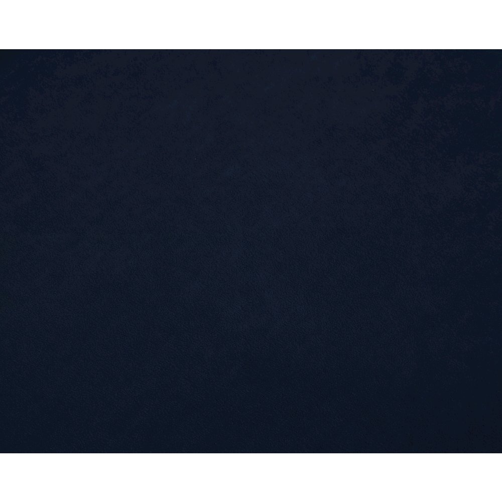 Cozy Navy Velvet Ottoman. Picture 2