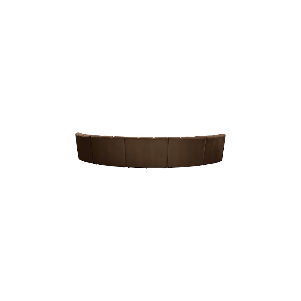 Infinity Brown Velvet 5pc. Modular Sectional. Picture 3